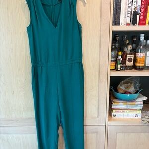 Jcrew Teal Sleeveless Jumpsuit size 8T